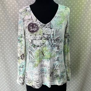 Chico’s Springtime Long Sleeve Tee